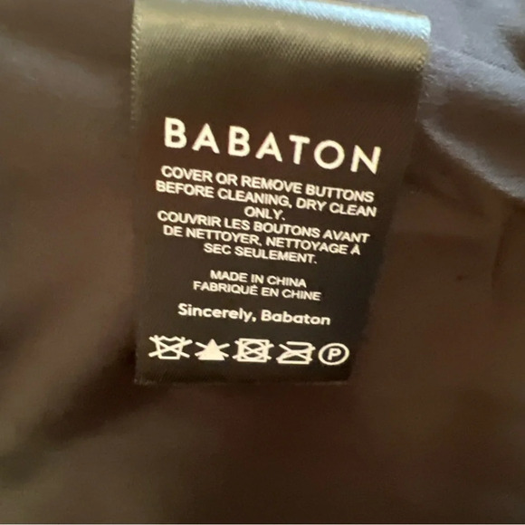 NWT! ARITZIA Babaton Frances Black White Tweed Jacket Blazer Buttons Size M - Picture 8 of 13